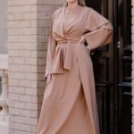 Abaya wrap Beige